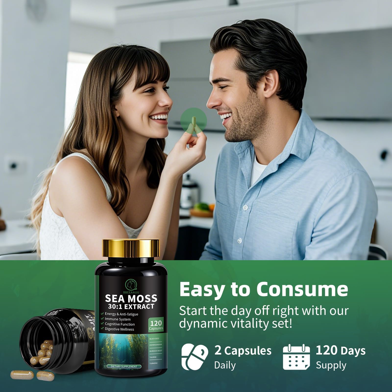 Easy-to-consume capsules for daily use