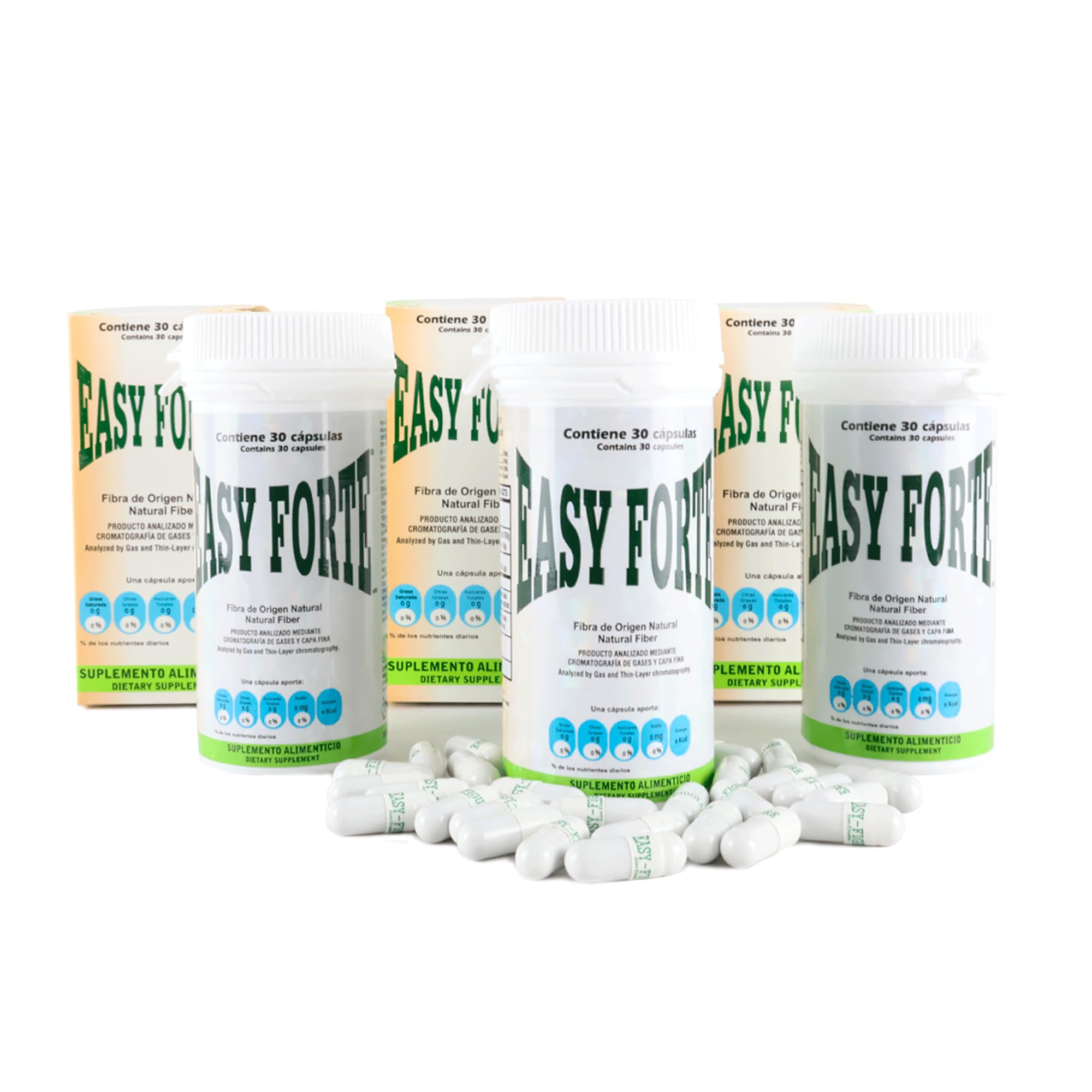 Hero image: Easy Forte 3-pack Natural Fiber Capsules (90 capsules)