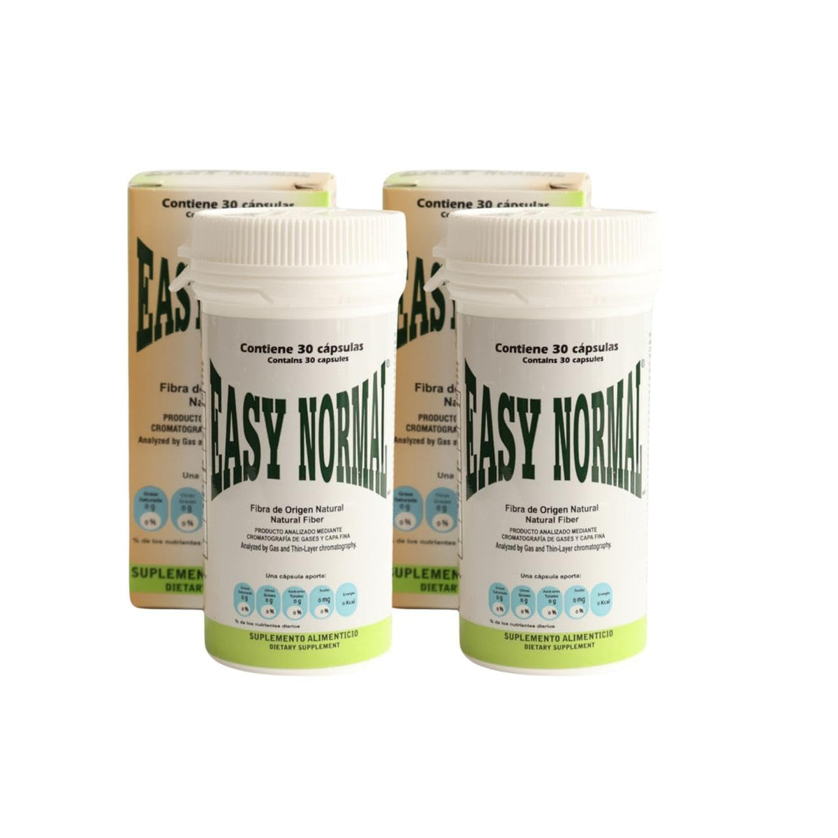 Product hero image: Easy Normal by Easy Figure Natural Fiber Capsules, 2-pack, 30 capsules