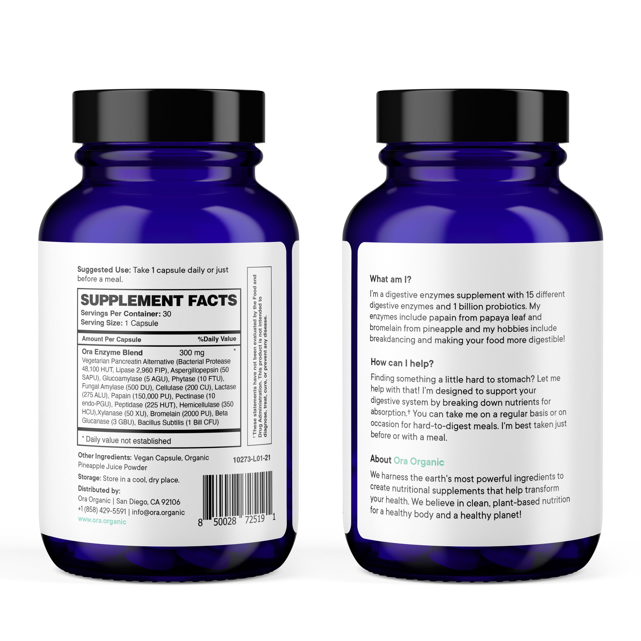 Close-up of easy-to-swallow capsules