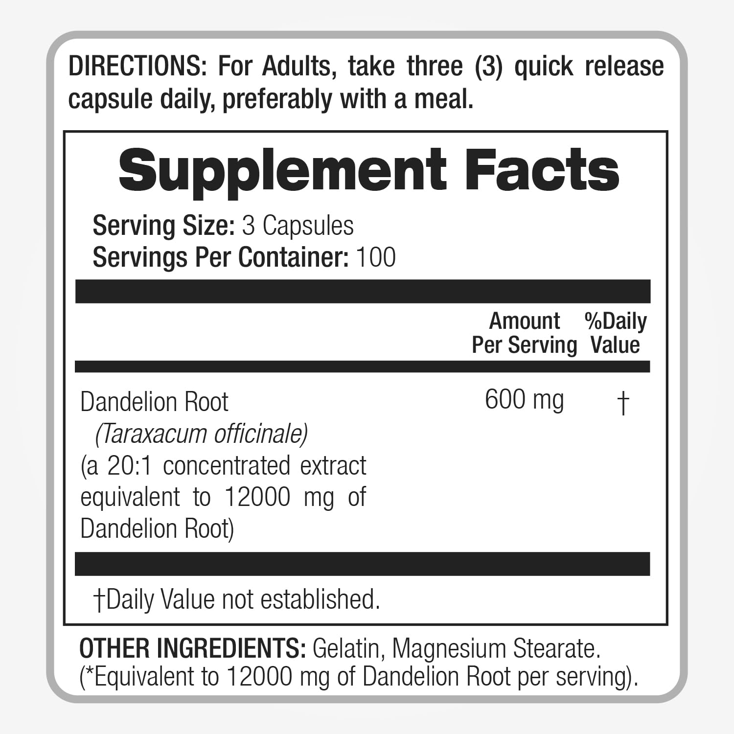 Easy-to-swallow capsules for daily use