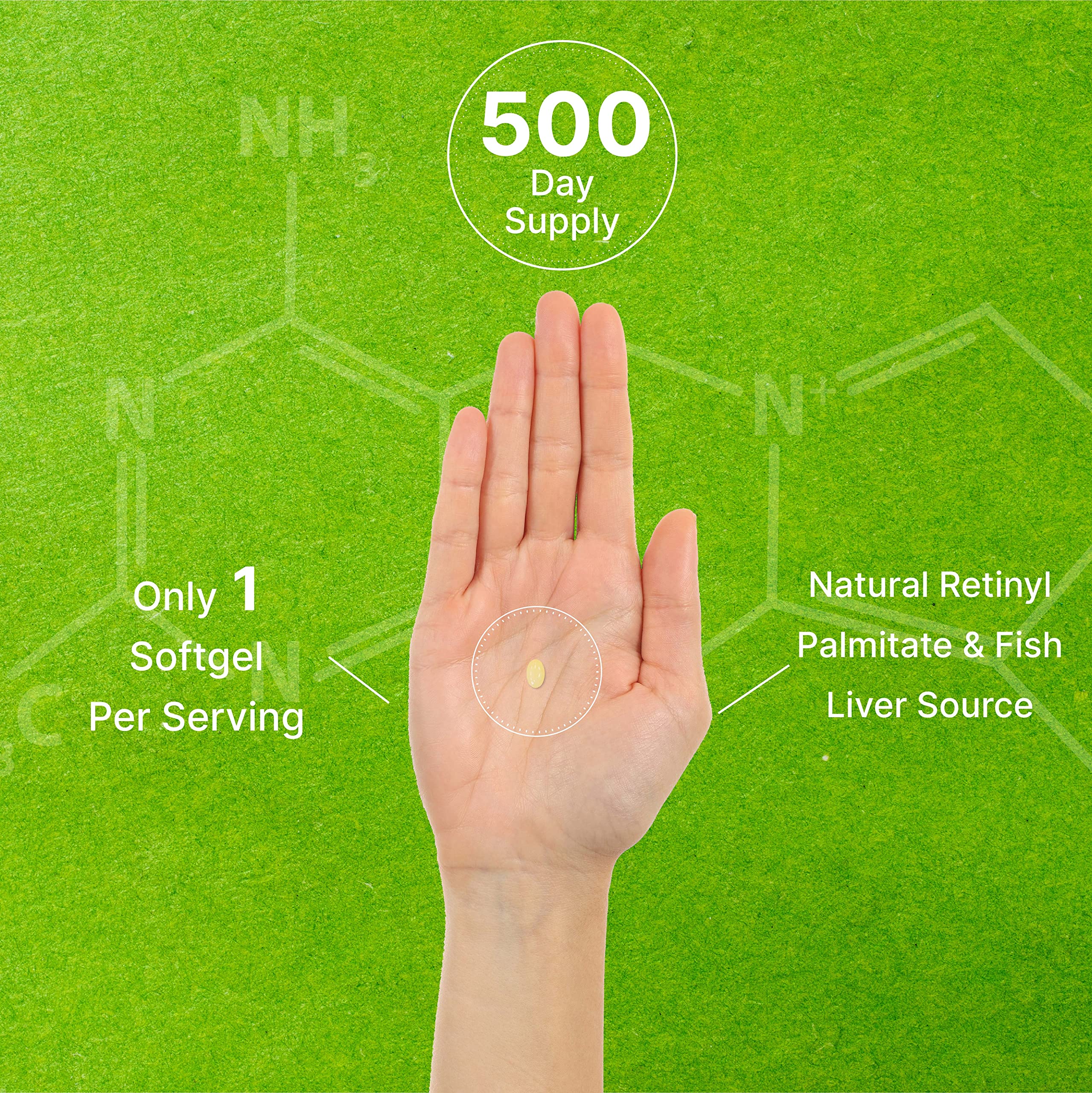 Easy-to-swallow Vitamin A softgels