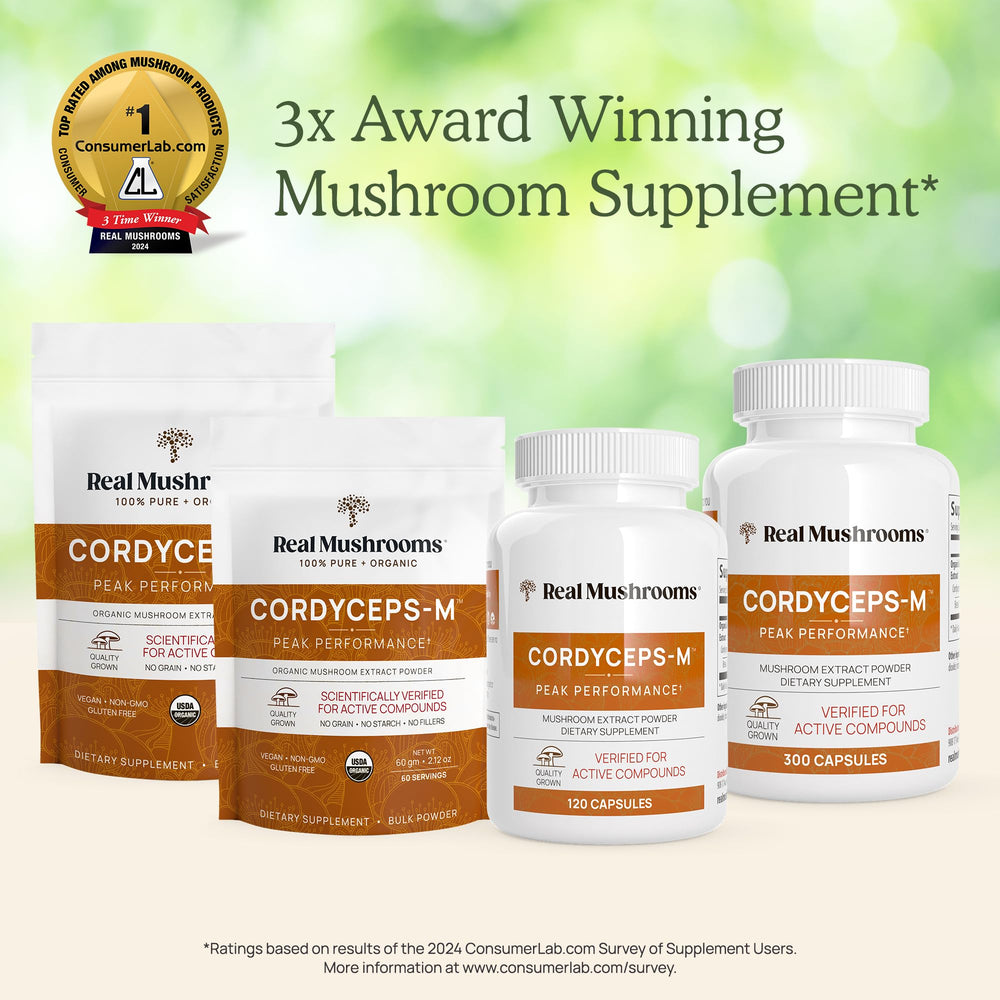 Easy-to-take mushroom capsules