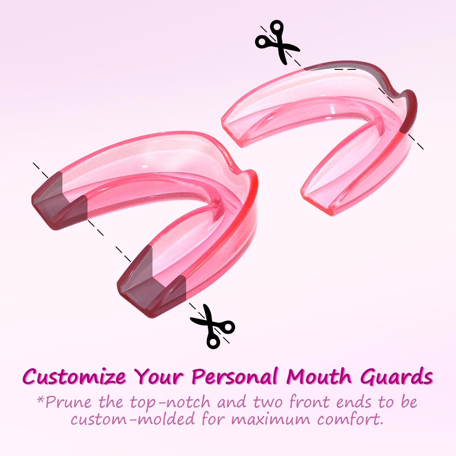 Easy trim tool for custom fit on night guards