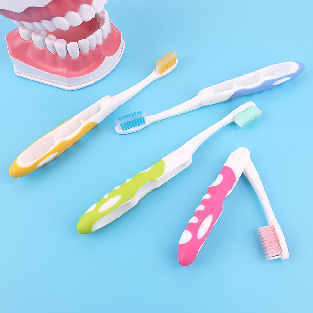 20-piece family travel toothbrush kit