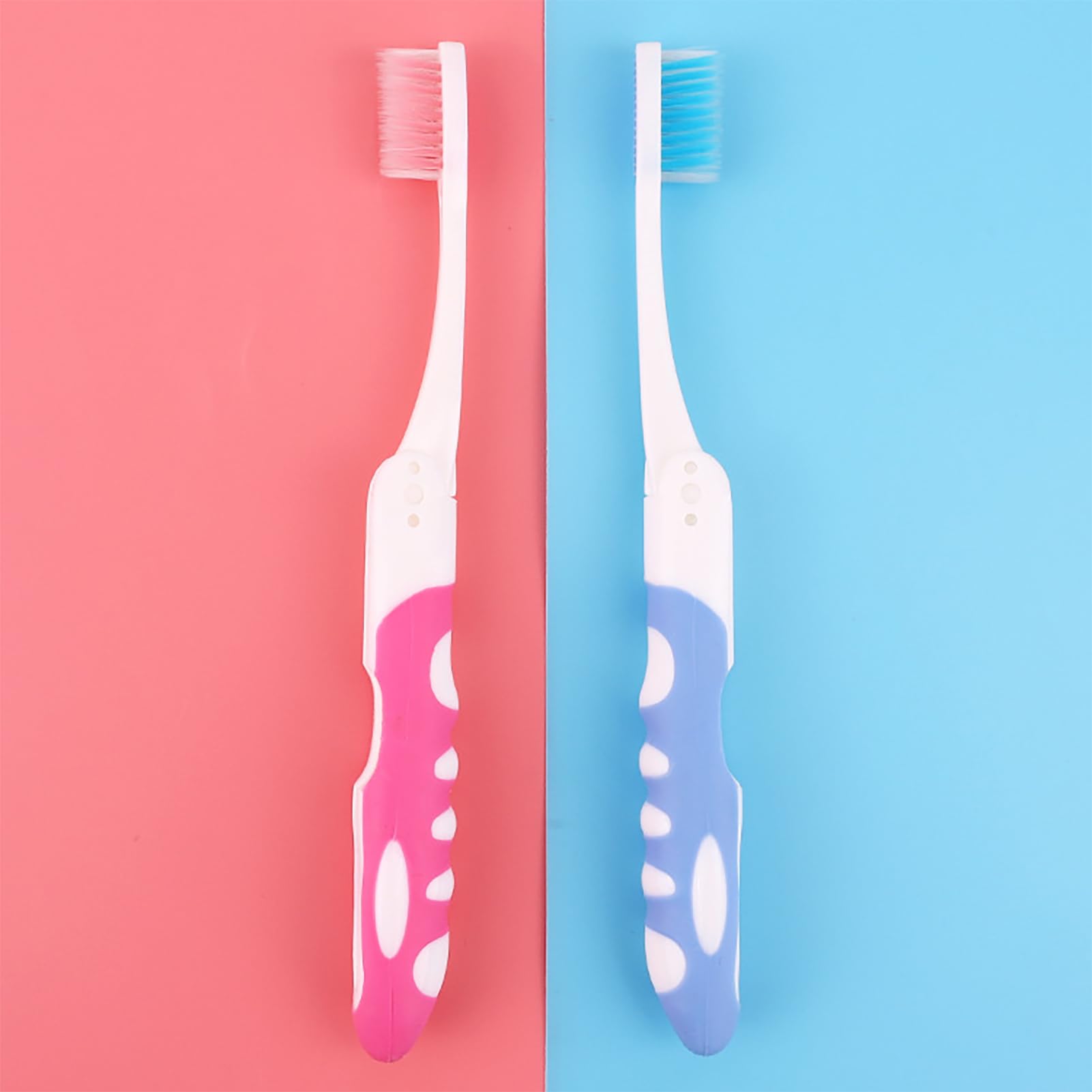 Portable toothbrush set ideal for travel, camping, school, and home