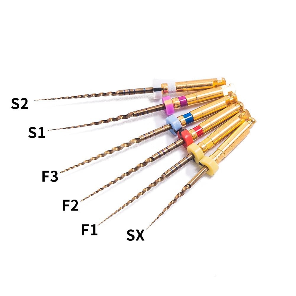 Easyinsmile X-Pro Gold Protaper Rotary Files 21mm SX to F3, 6pcs pack - image 3