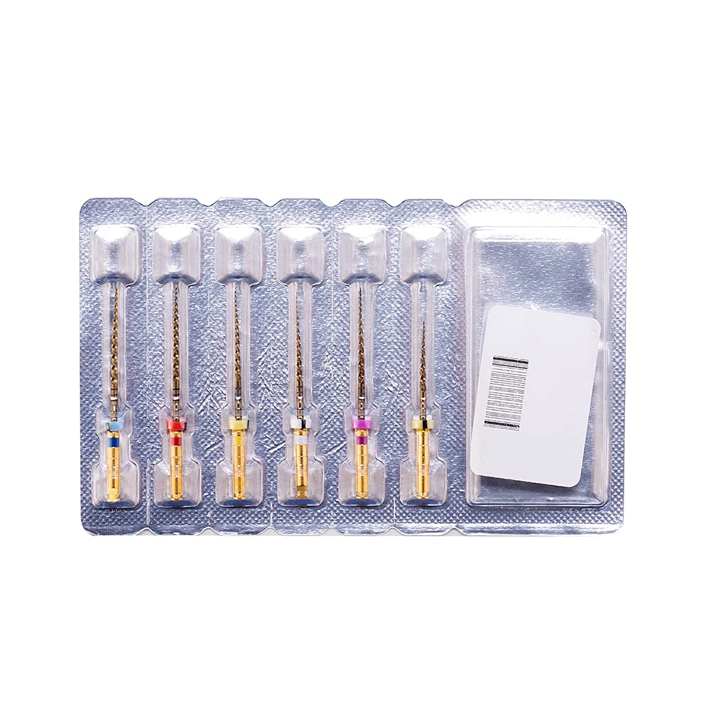 Easyinsmile X-Pro Gold Protaper Rotary Files 31mm length variant SX to F3, 6pcs pack - image 2