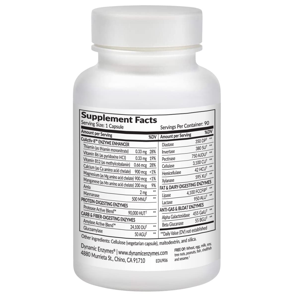 Diagram highlighting Eat E-Z Ultra ingredients and digestive targets