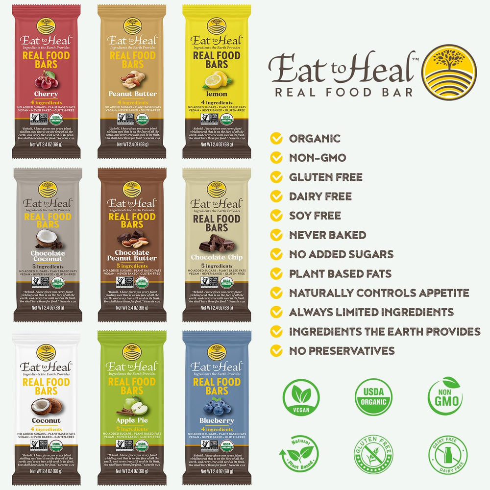 EatToHeal chocolate coconut bar break-open invites savoring a chewy, nourishing snack.