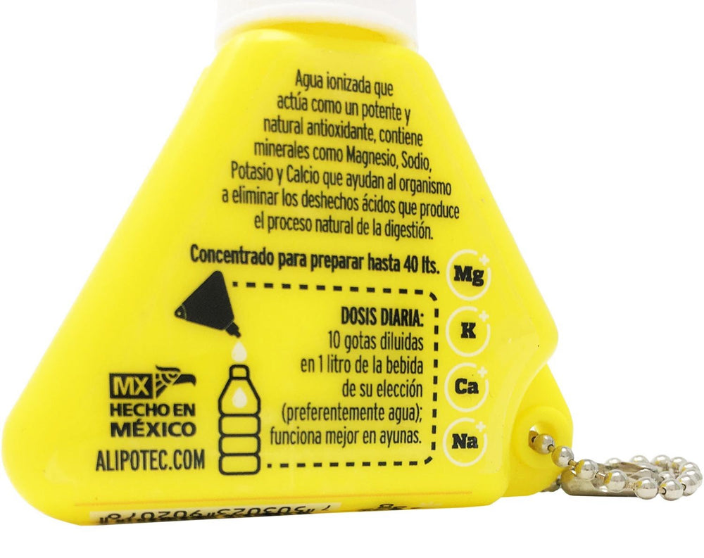 Ingredients of Eau Kalin alkaline water drops