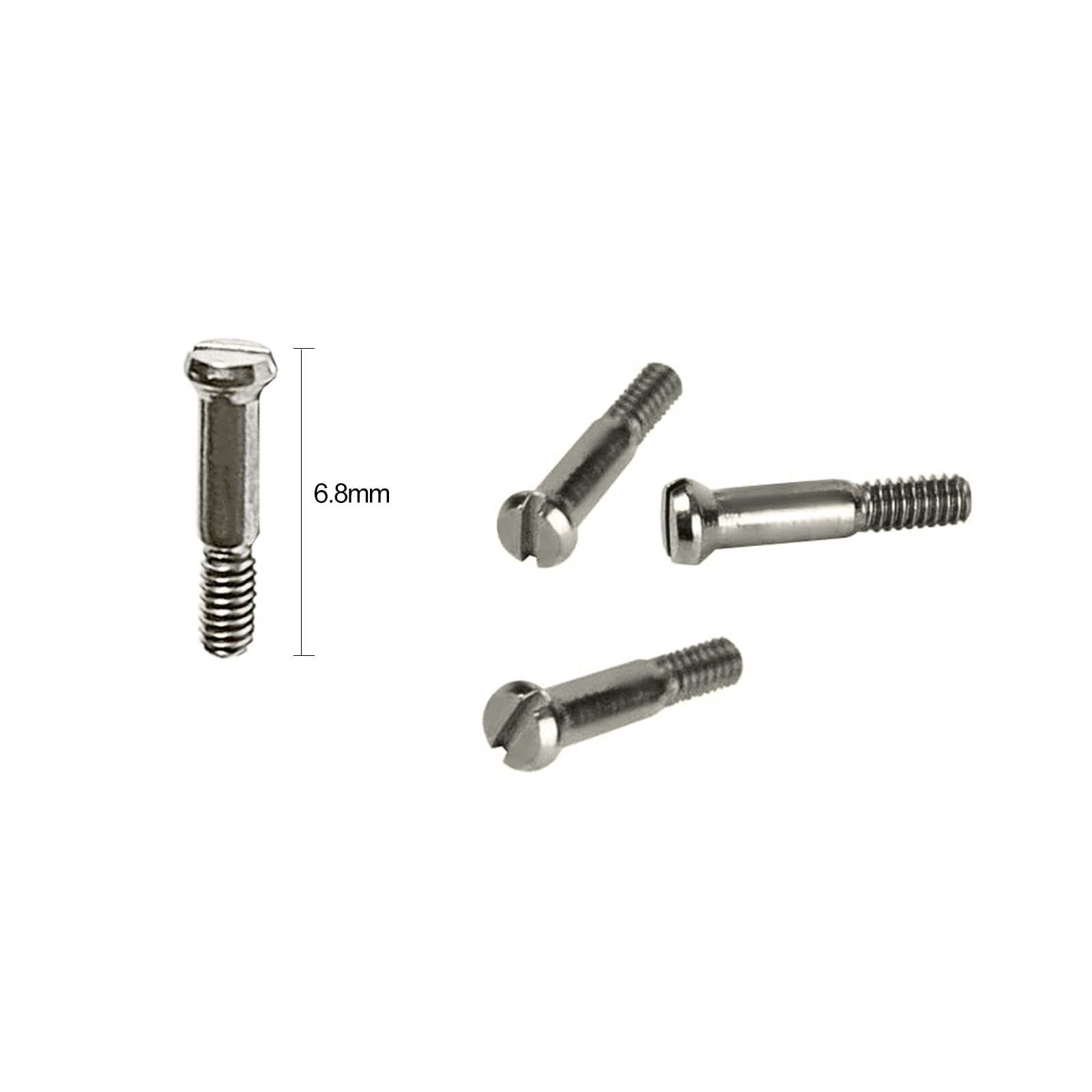 Mini screwdriver and four hinge screws for sunglasses repair