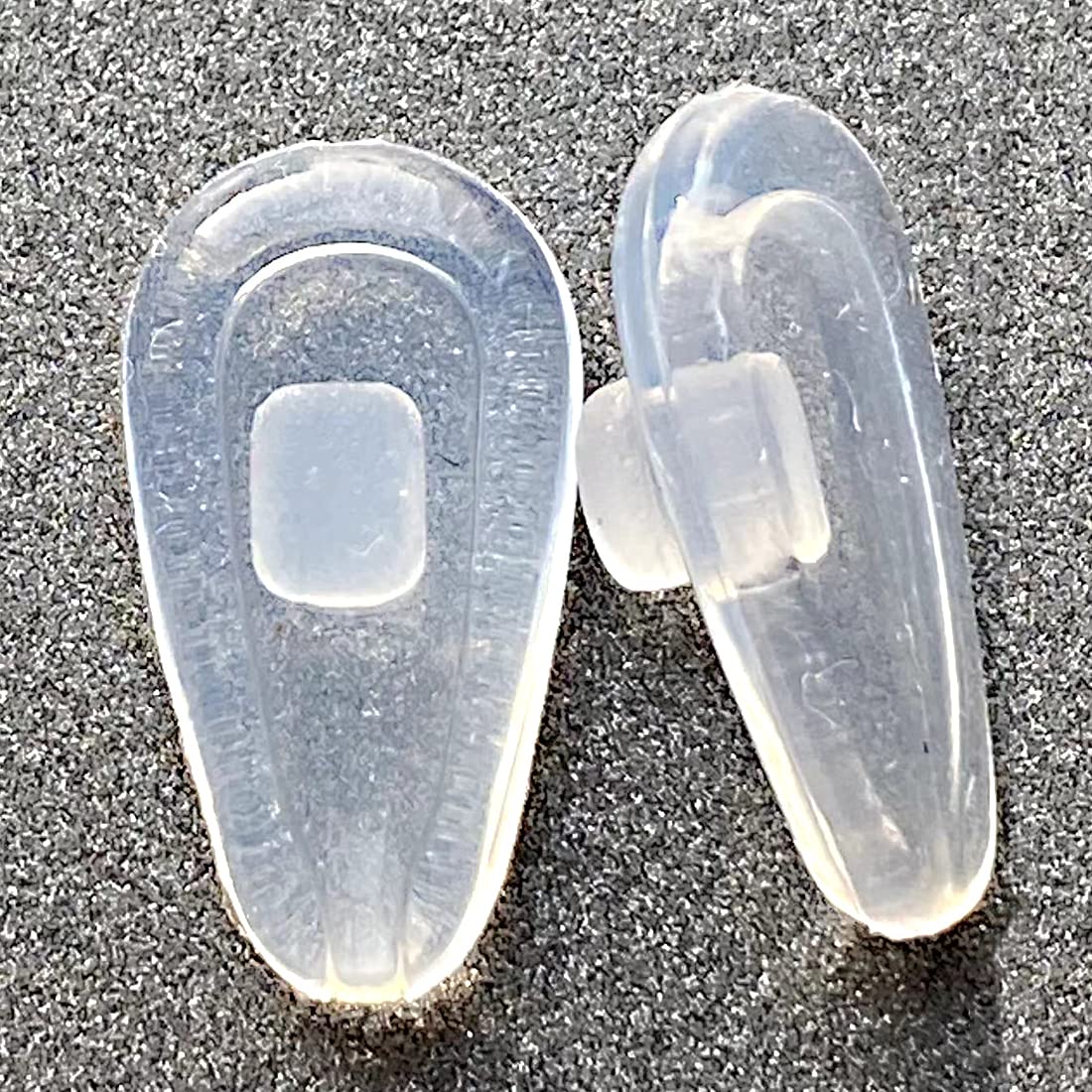 Replacement nose pads for Oakley Gasser OX5087 (clear silicone) – 5 pack