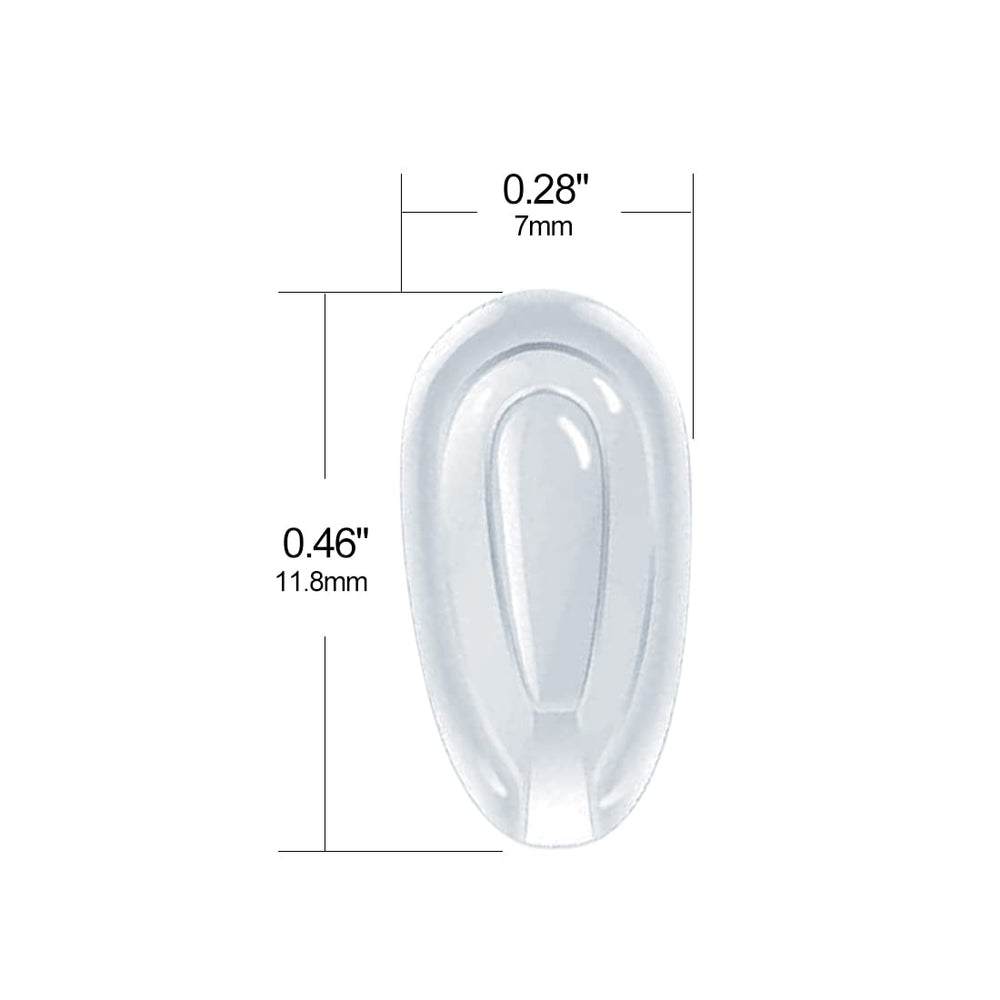 Airbag-style silicone nose pads for Oakley eyewear - 5 pieces