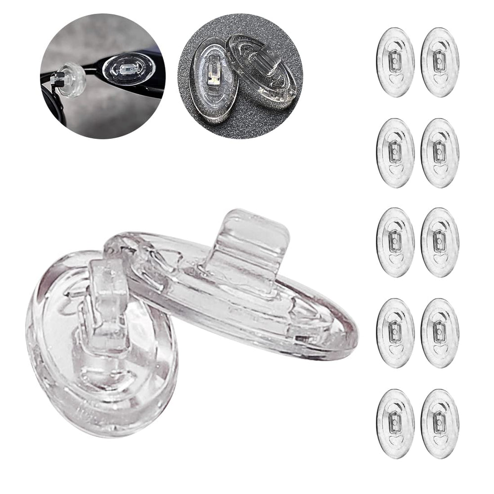 Eazean replacement nose pads for Oakley eyewear – 5 pairs in clear silicone