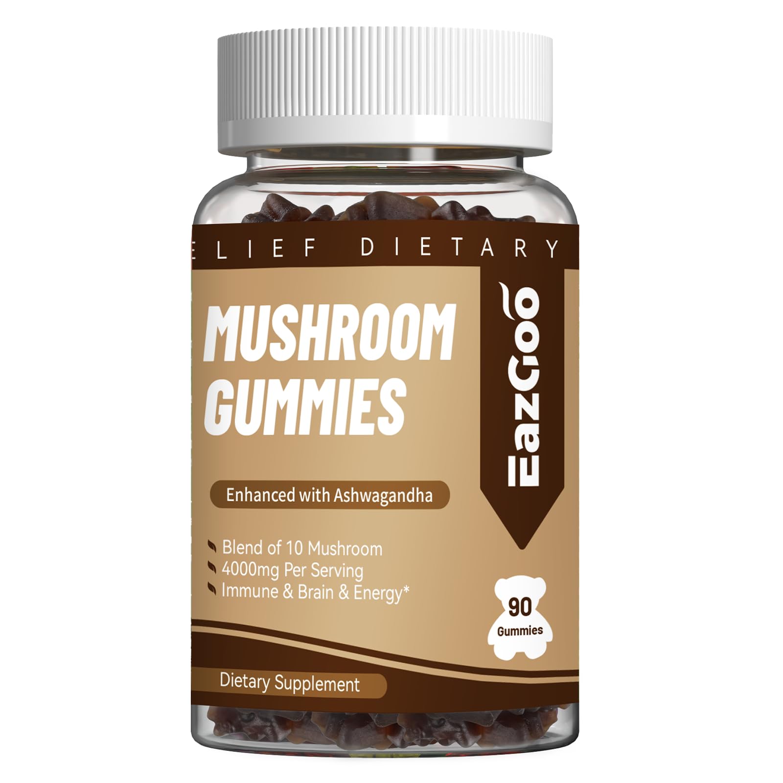 Nutrition facts and serving details on packaging