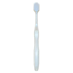 Bristles surrounding teeth for thorough cleaning