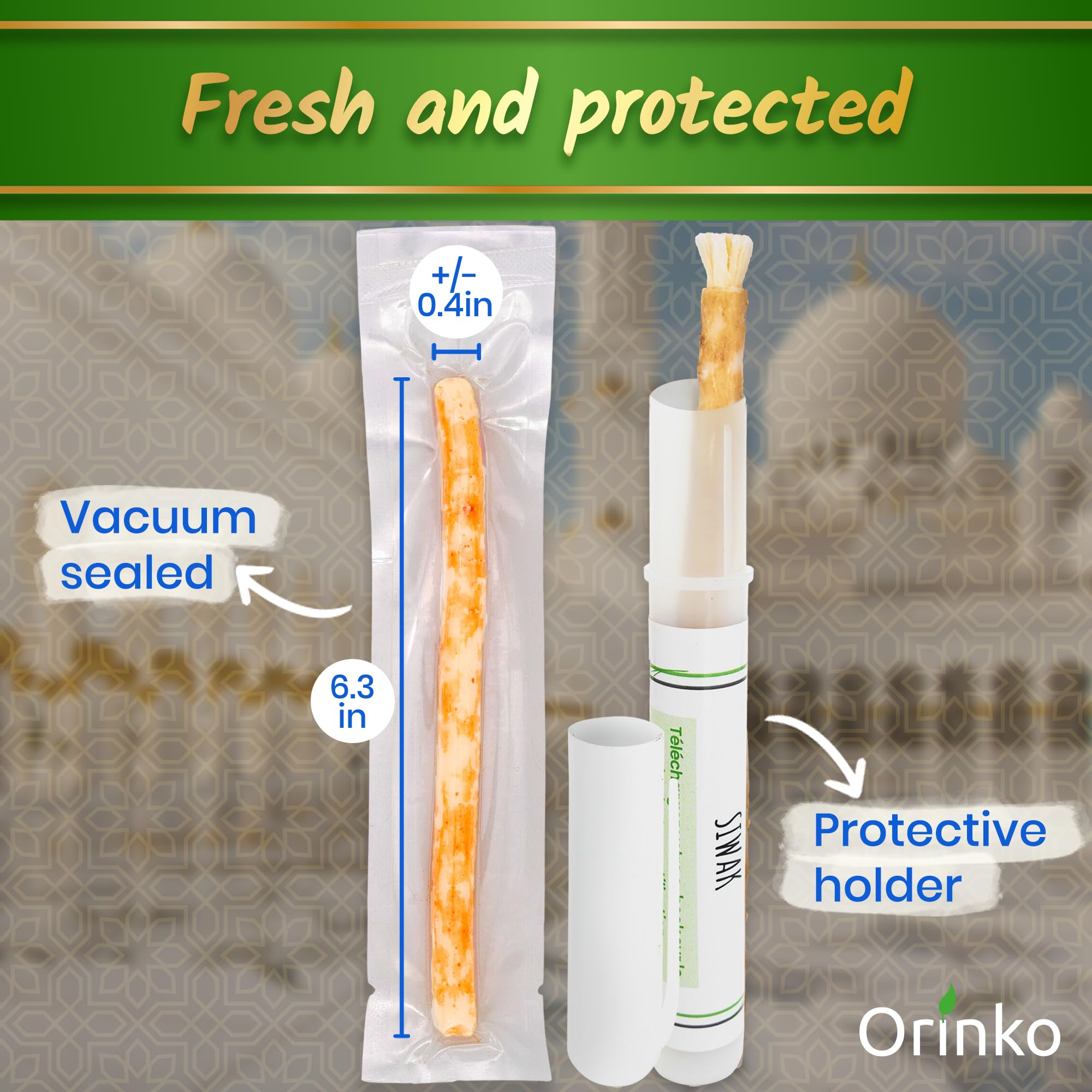 Ebook included with Miswak sticks