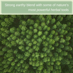 Echinacea, Chamomile and other herbs in the blend