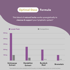 Echinacea extract used in Lymph Peak formula for immune and lymph support