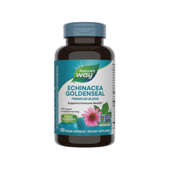 Bottle label for Nature's Way Echinacea Goldenseal Premium Blend