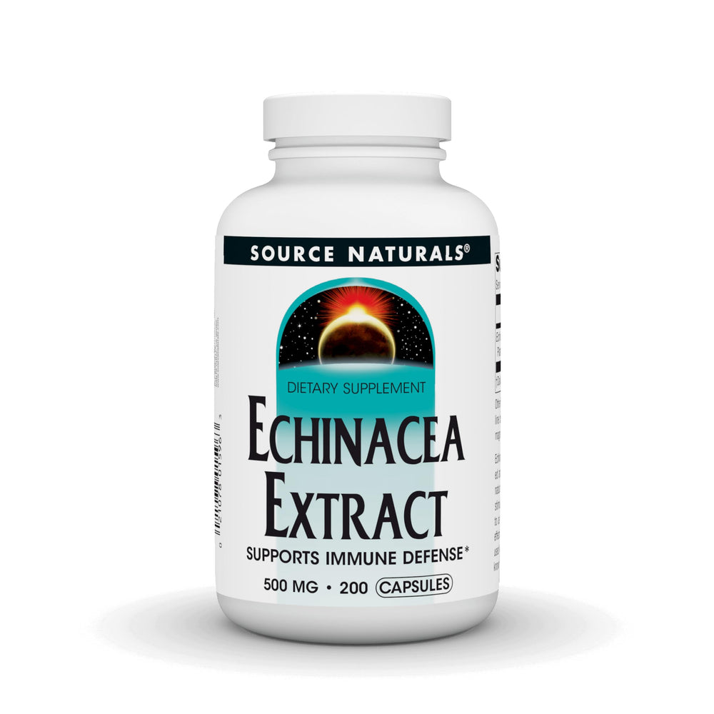 Source Naturals Echinacea Root Extract bottle and label