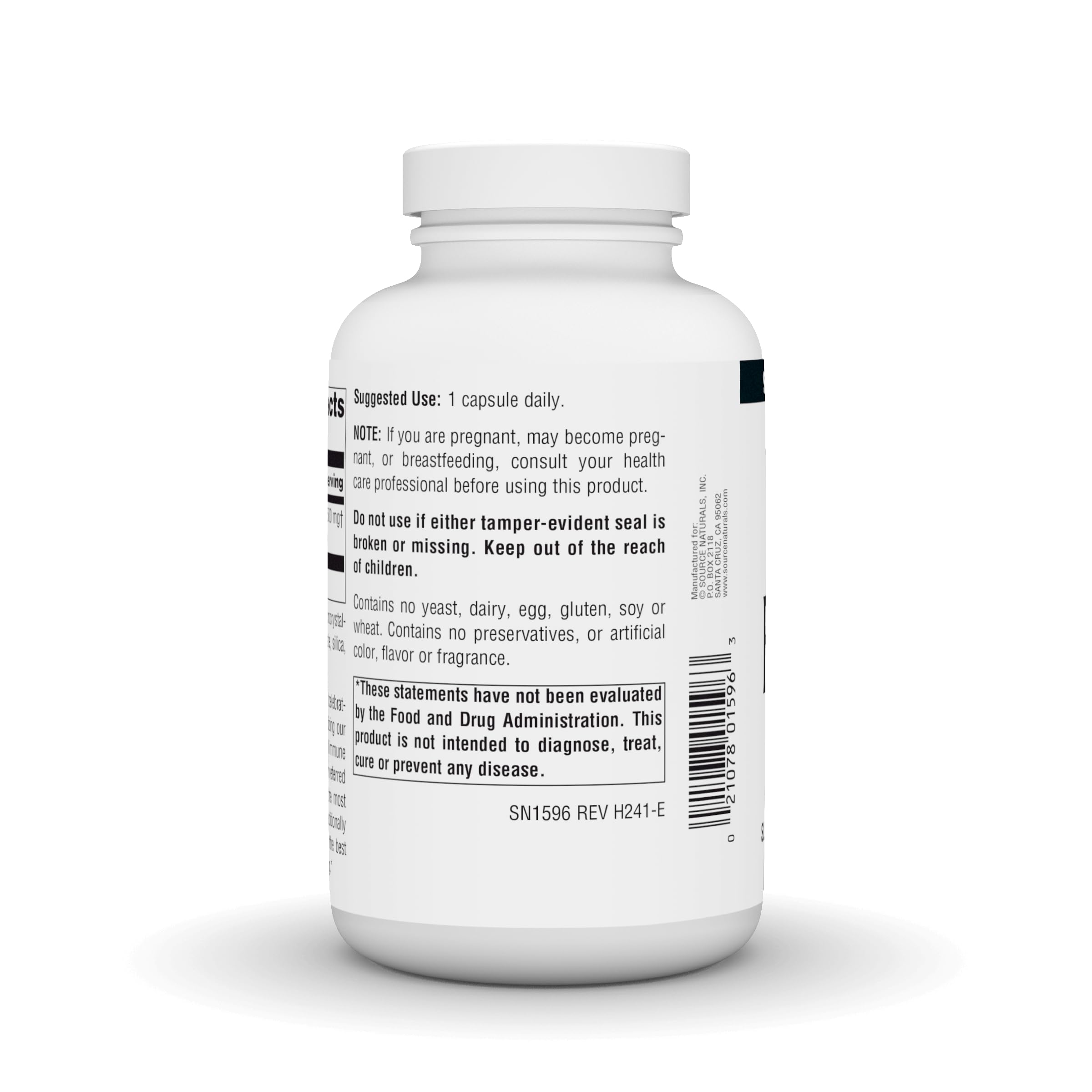 Echinacea Root Extract capsules arranged on a white surface