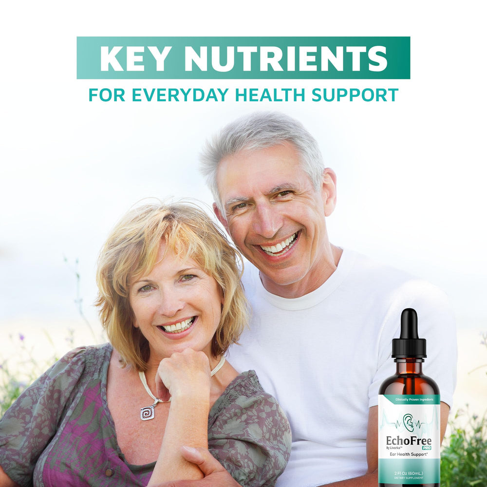 Echo Free Drops packaging and bottle on white background