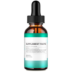 Echo Free Tinnitus Drops bottle - back view