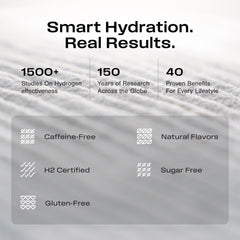 Hydrogen water therapy concept for wellness and longevity