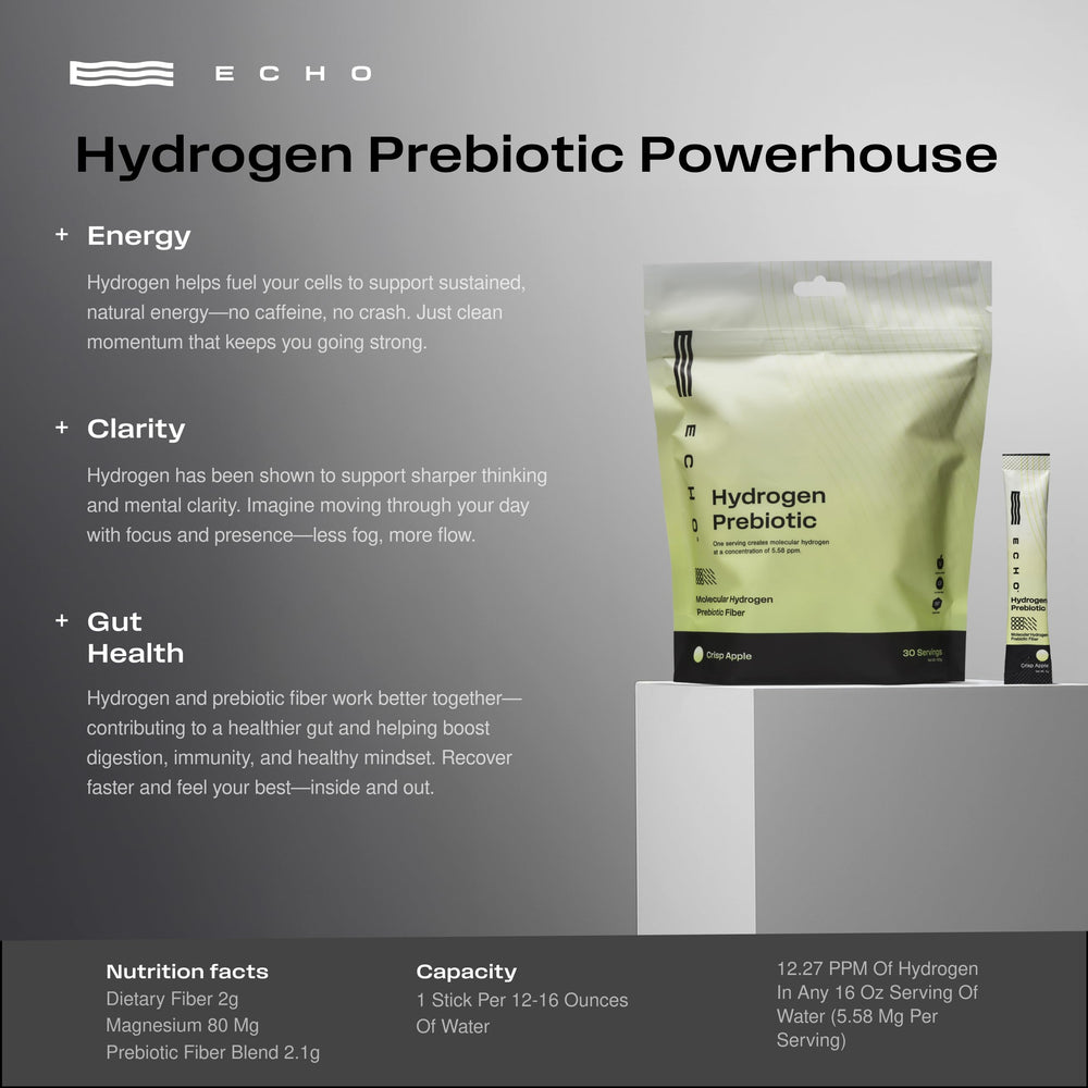 Active lifestyle with Echo Hydrogen wellness drink