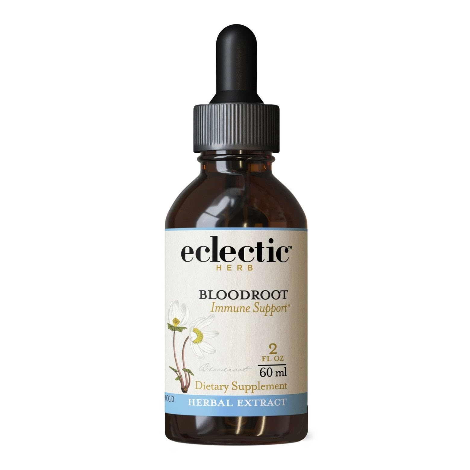 Eclectic Bloodroot 2 Ounce bottle - front view