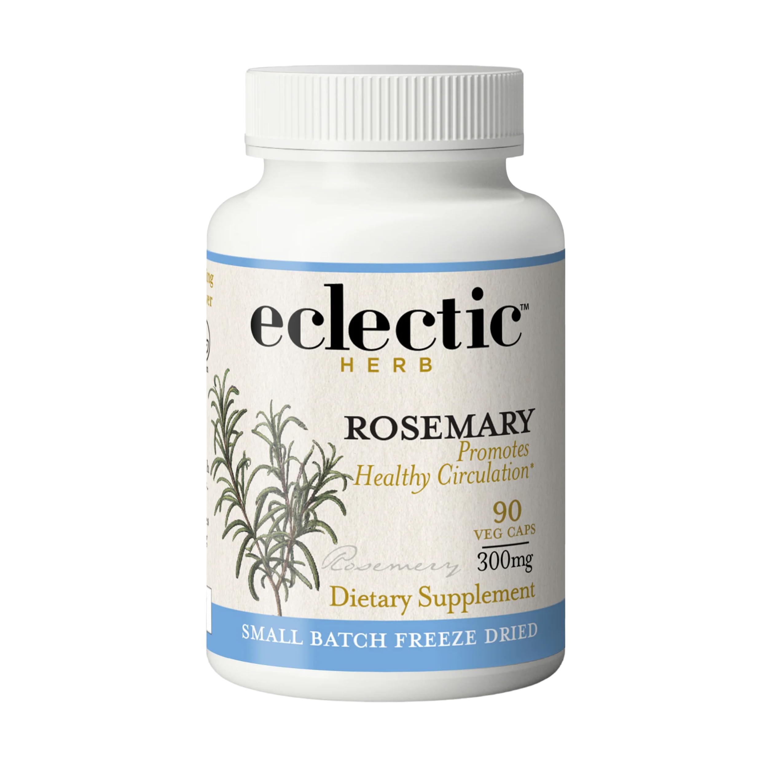 Eclectic Herb Rosemary Capsules bottle – front view