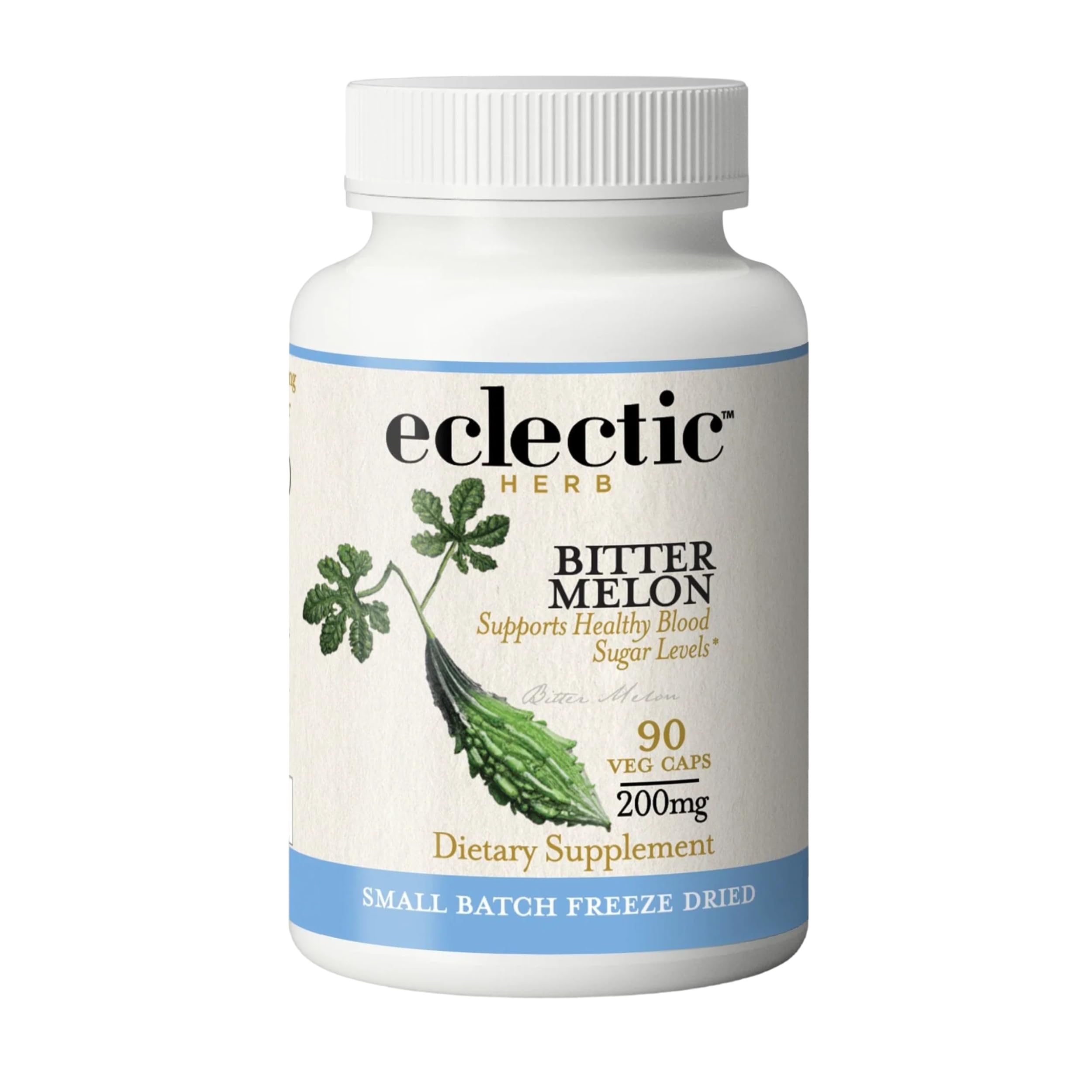 Eclectic Institute Bitter Melon raw freeze-dried capsules bottle