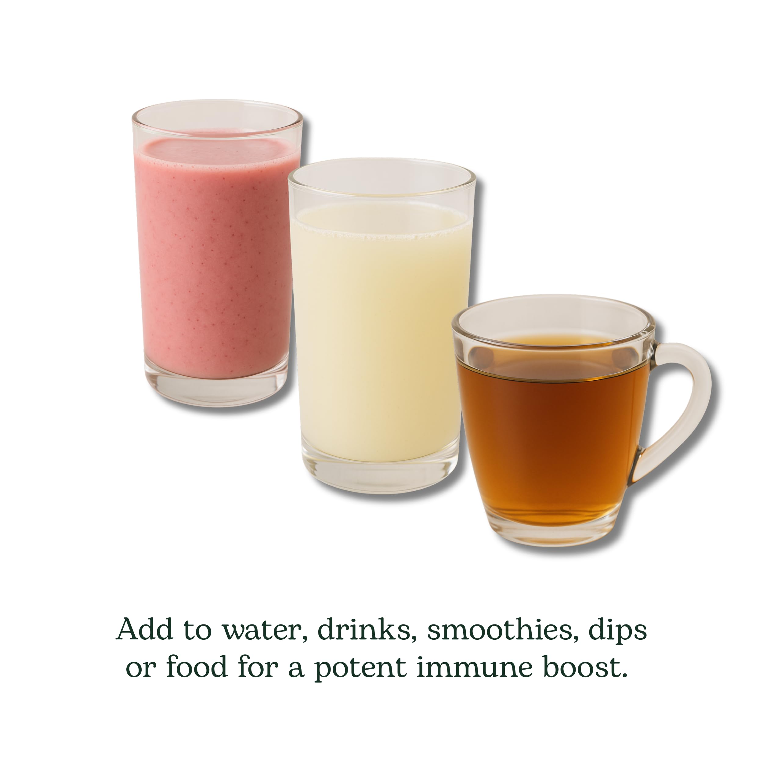 Ingredient panel showing natural, no artificial additives