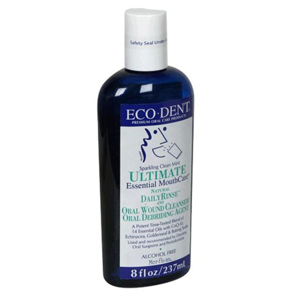 Eco-Dent Daily Rinse 8 oz bottle - front view