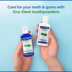 Eco-Dent DailyCare packaging highlighting fluoride-free and SLS-free