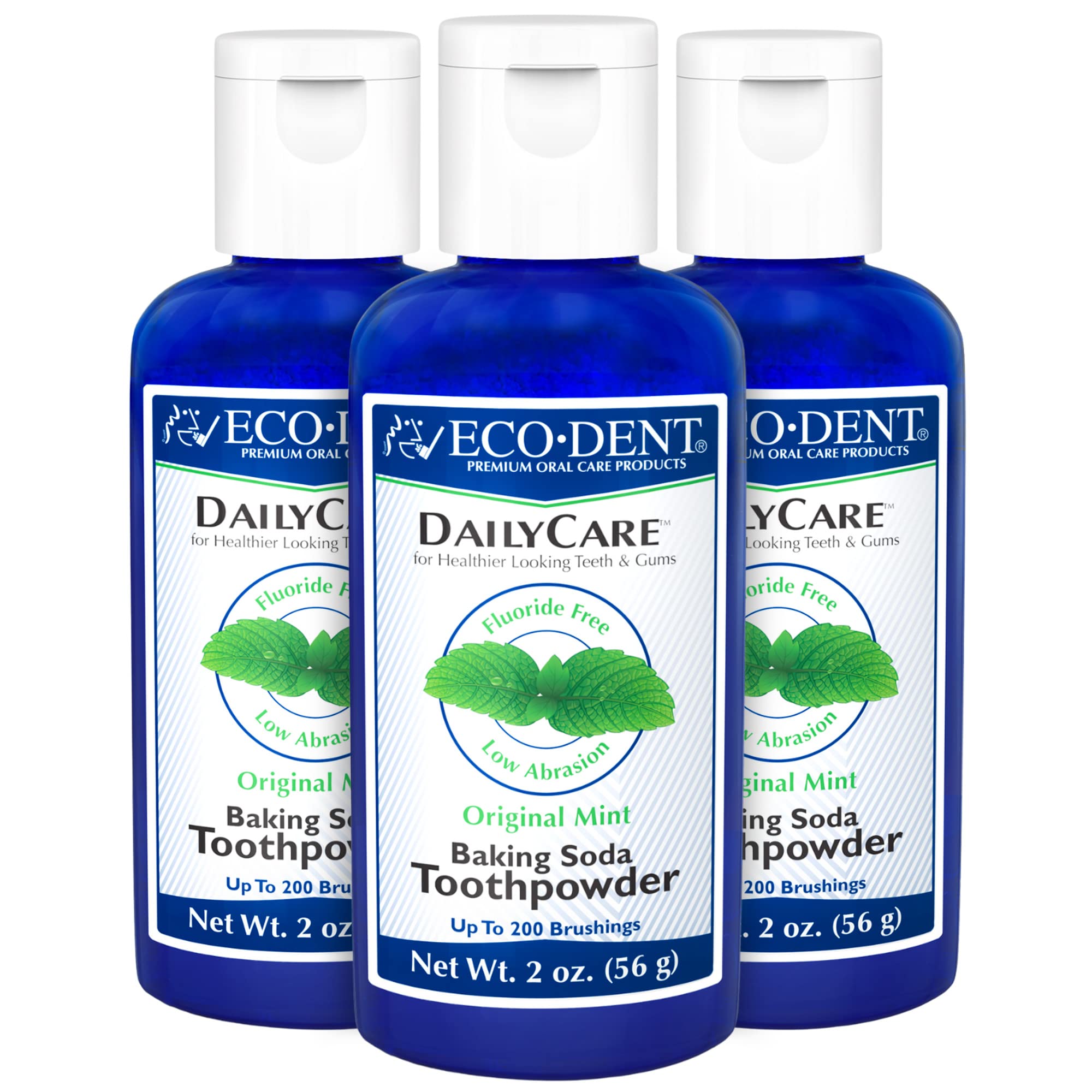 Eco-Dent DailyCare Mint Toothpowder packaging and jar