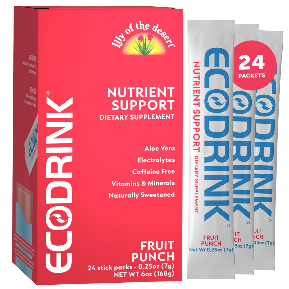Eco Drink Fruit Punch stick packet by Lily of the Desert