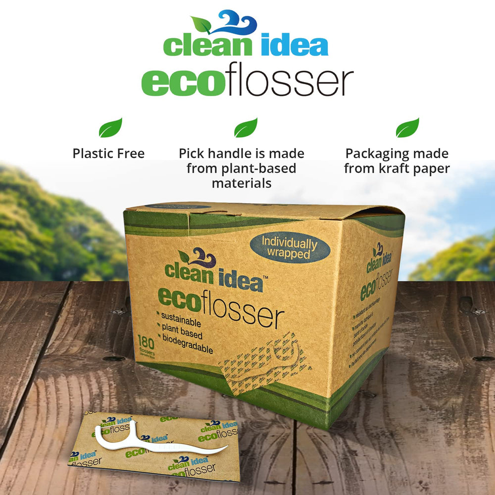 Fluoride-free organic flossers by Clean Idea