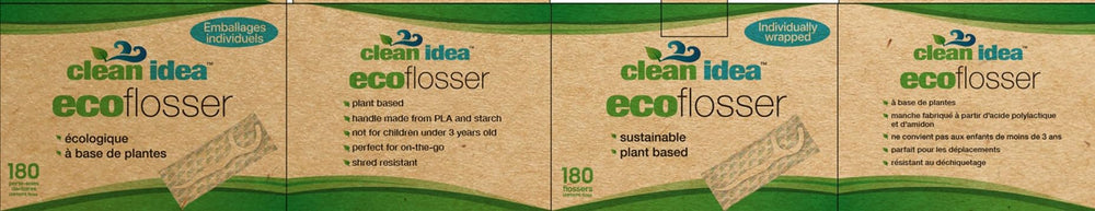 Close-up of EcoFlossers ergonomic handle and floss