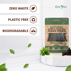 Recycled craft paper packaging for bamboo floss picks