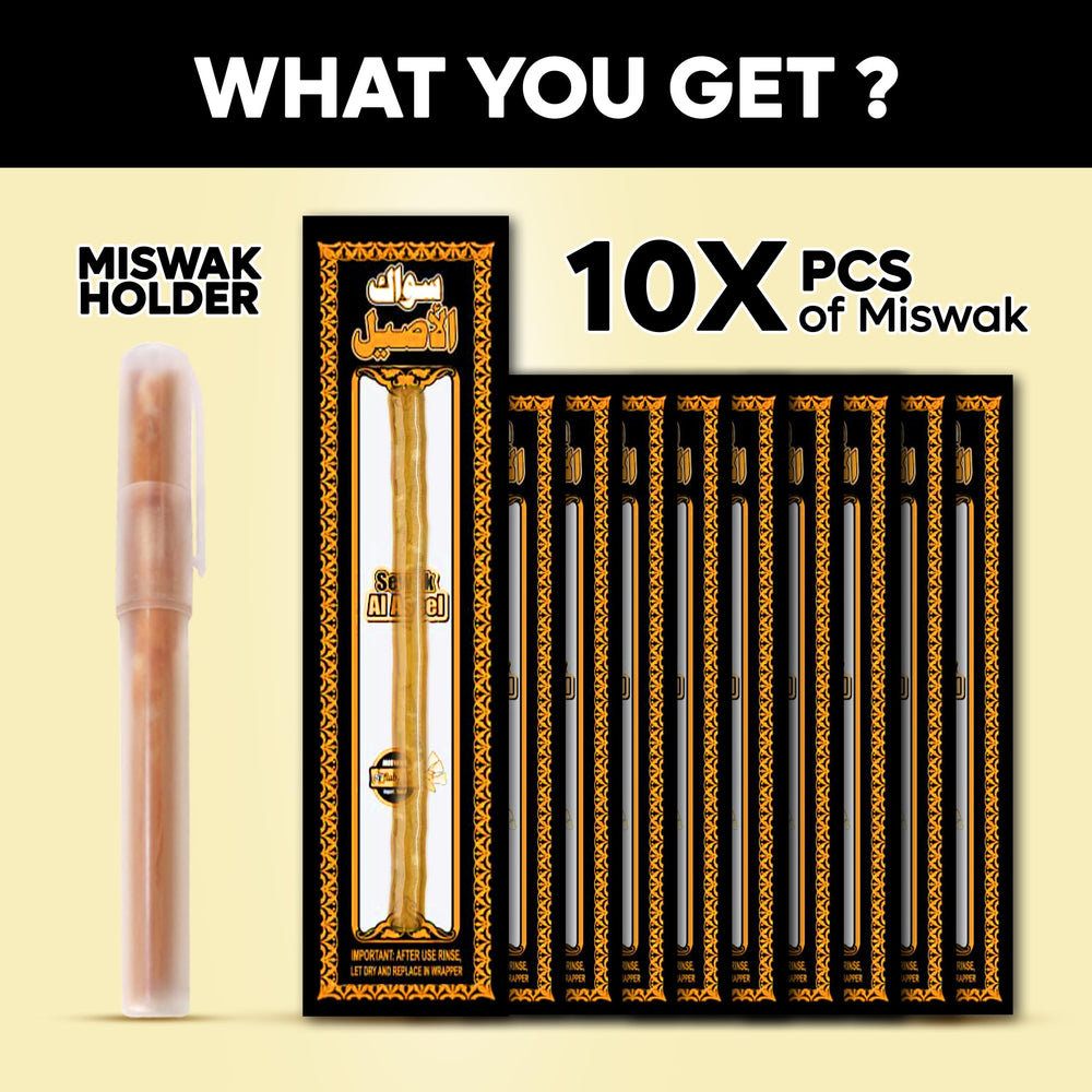 Eco-friendly materials used for Miswak toothbrush