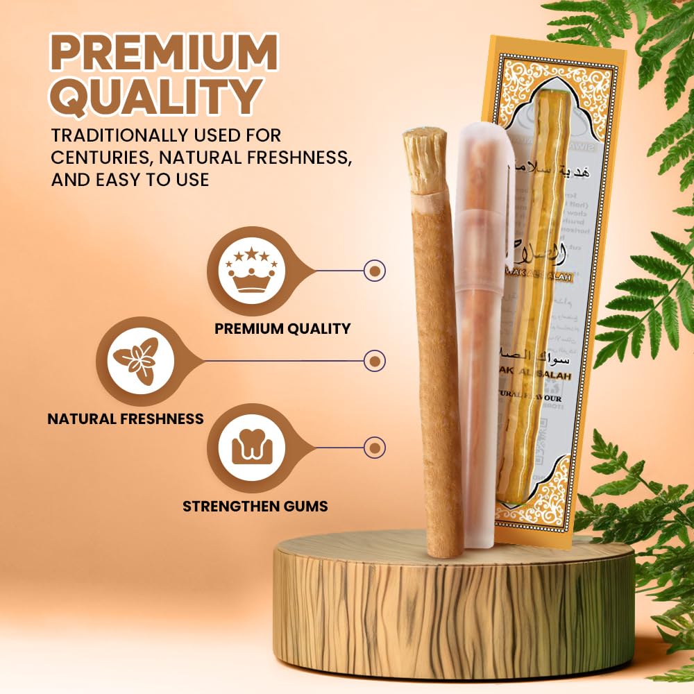 Eco-friendly biodegradable Miswak toothbrush