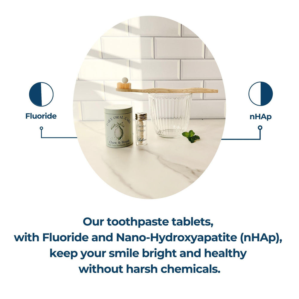 Eco-friendly reusable tin packaging for toothpaste tablets