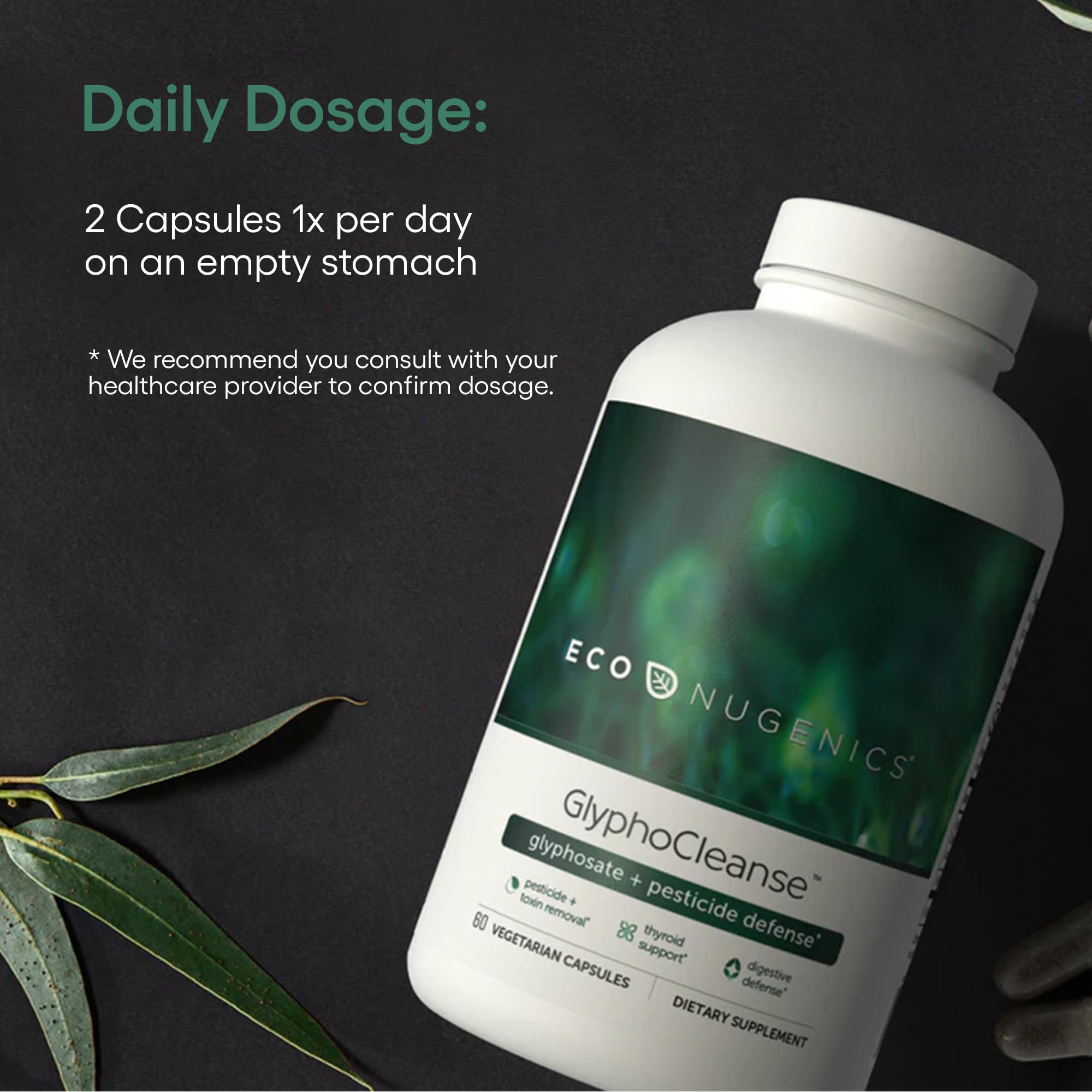 Total-body wellness branding for EcoNugenics Detox Rescue Bundle