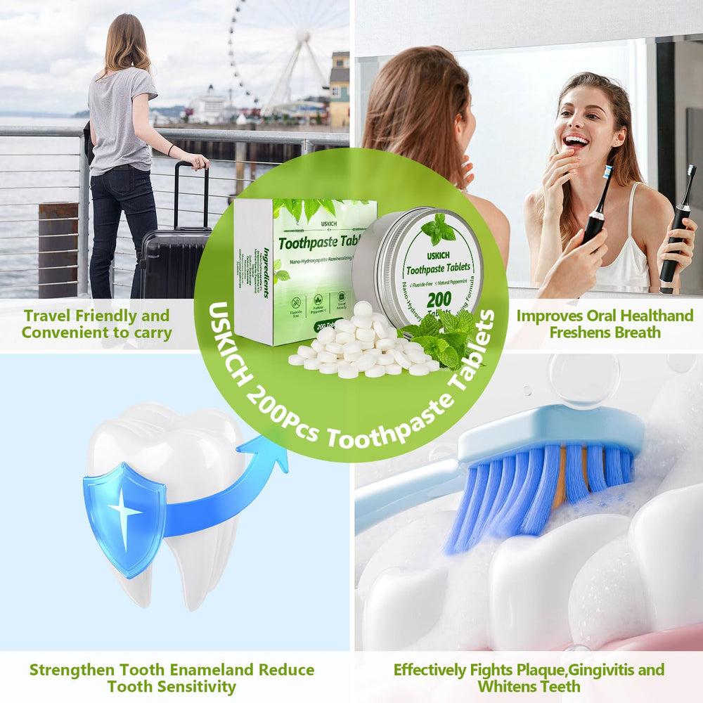 Eco-friendly recyclable packaging for toothpaste tablets