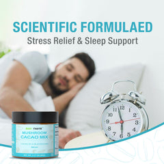 Instruction image showing mixing 2 teaspoons in hot water