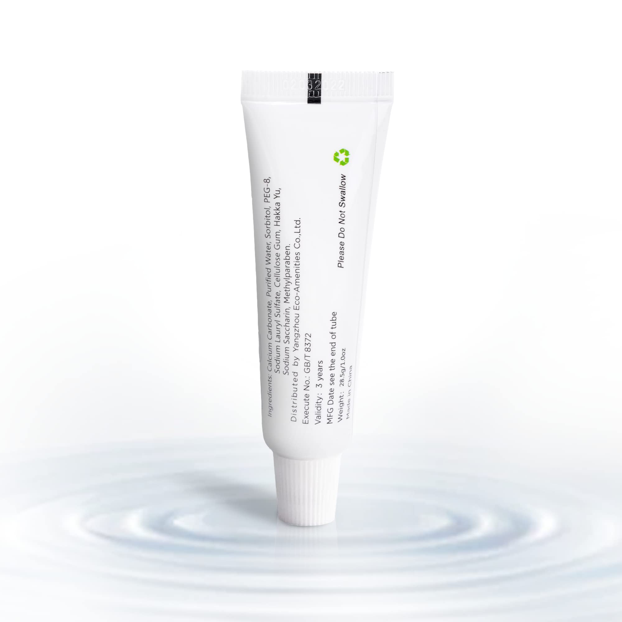 TSA-approved mini toothpaste tubes for hotels and hospitality