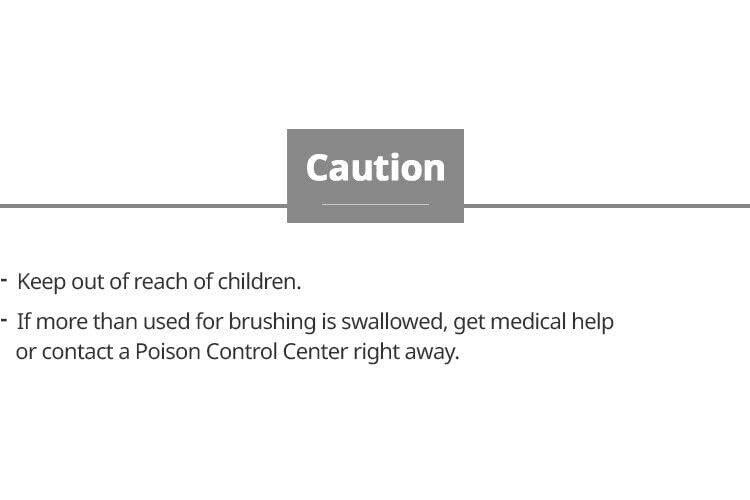 Side view showing ingredients and fluoride content